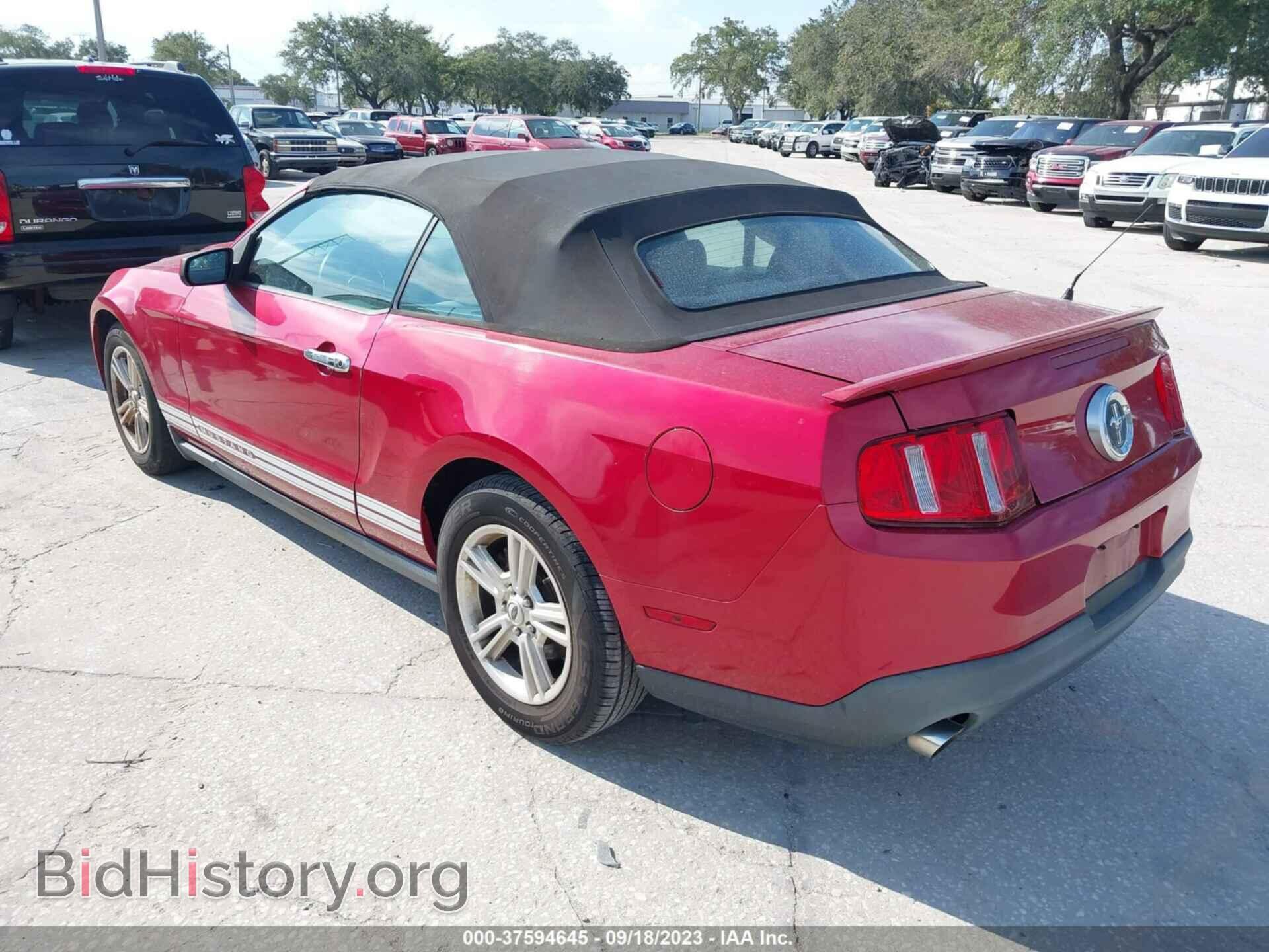 2012 FORD MUSTANG - VIN: 1ZVBP8EM2C5231758 - Фото 3