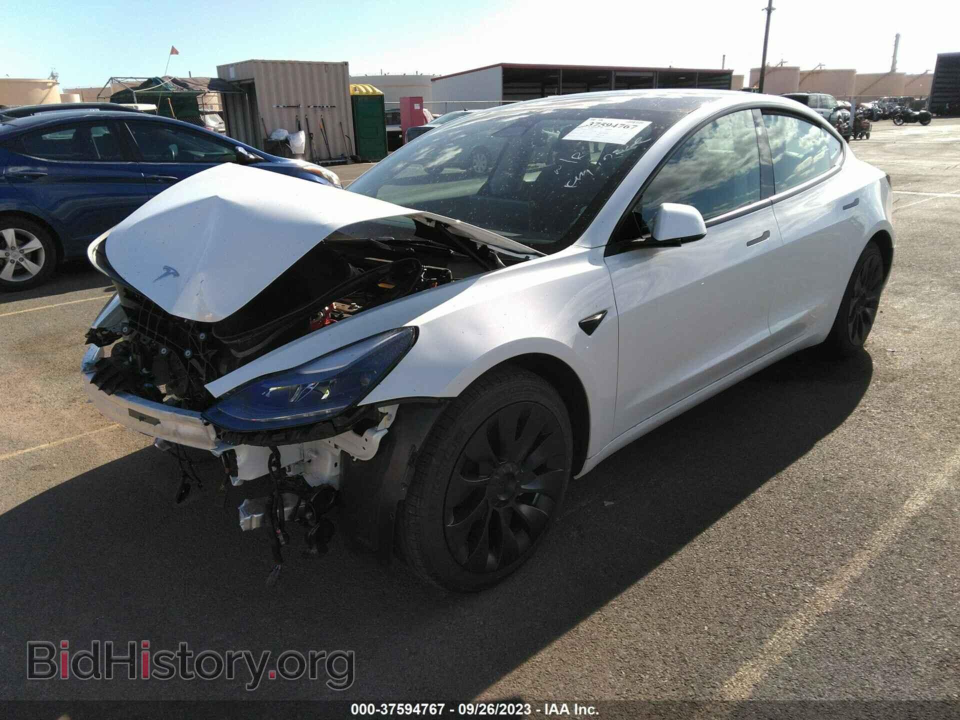 2023 TESLA MODEL 3 - VIN: 5YJ3E1EA6PF557898 - Фото 2
