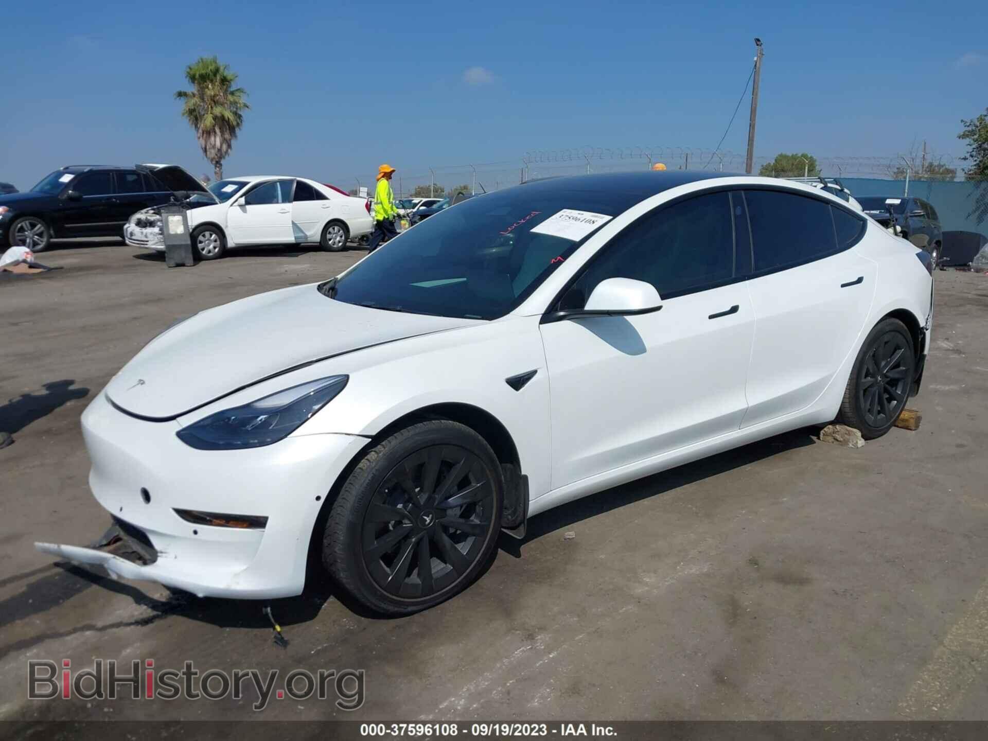 2022 TESLA MODEL 3 - VIN: 5YJ3E1EB3NF266846 - Photo 2
