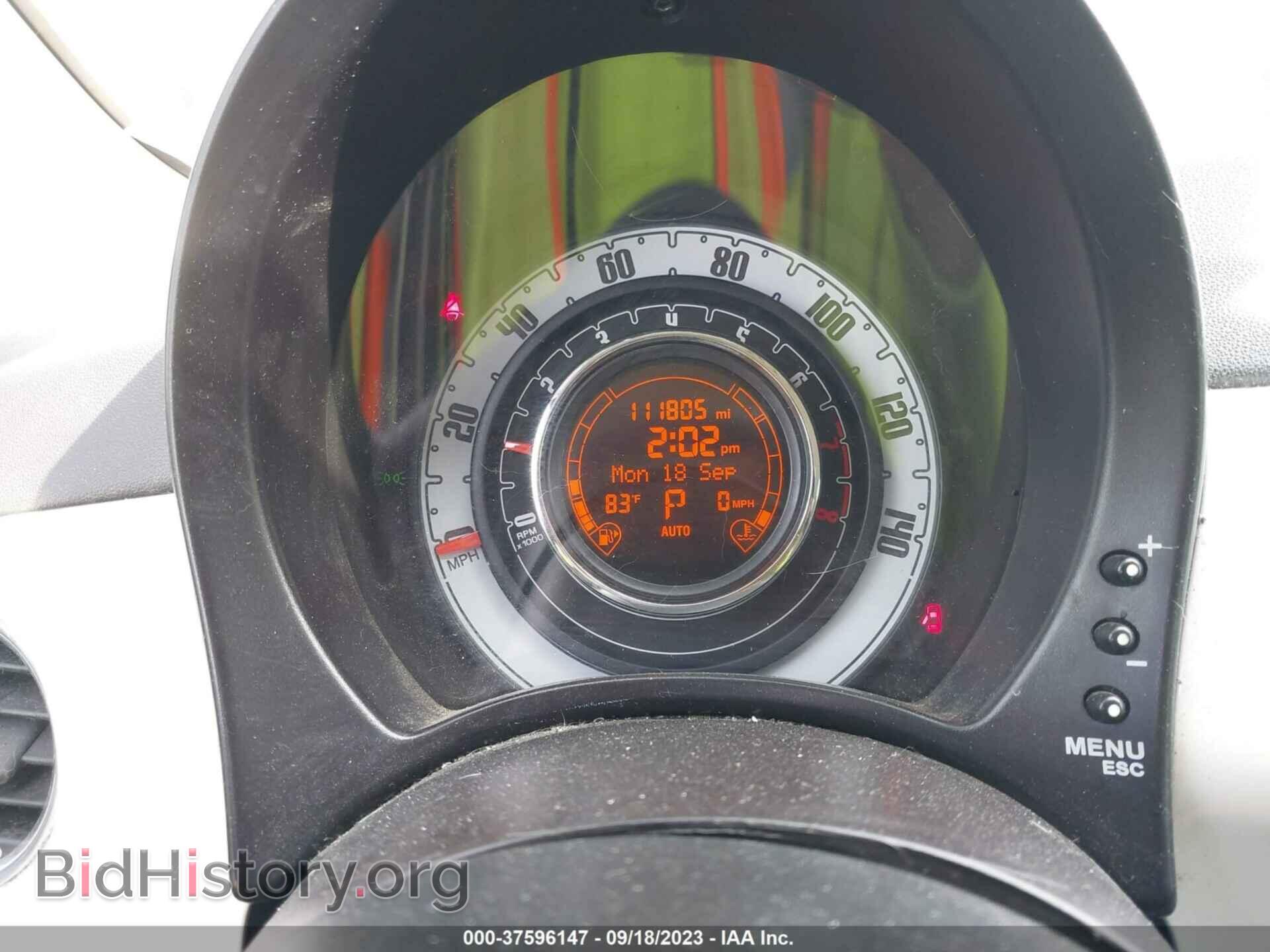 2012 FIAT 500 - VIN: 3C3CFFAR2CT124715 - Photo 7