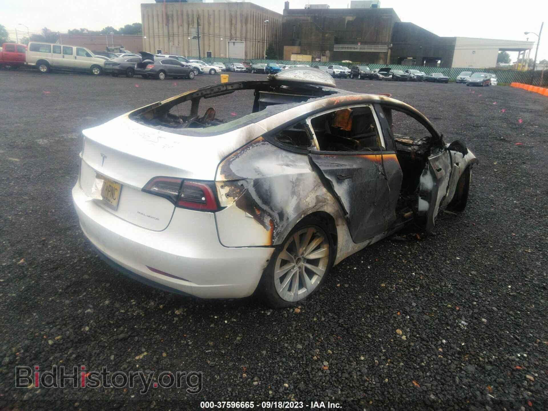 2022 TESLA MODEL 3 - VIN: 5YJ3E1EB6NF128931 - Фото 4
