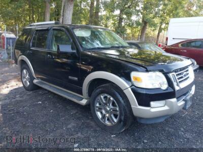 2007 Ford EXPLORER Eddie Bauer, black — VIN 1FMEU64E47UA62597, IAAI