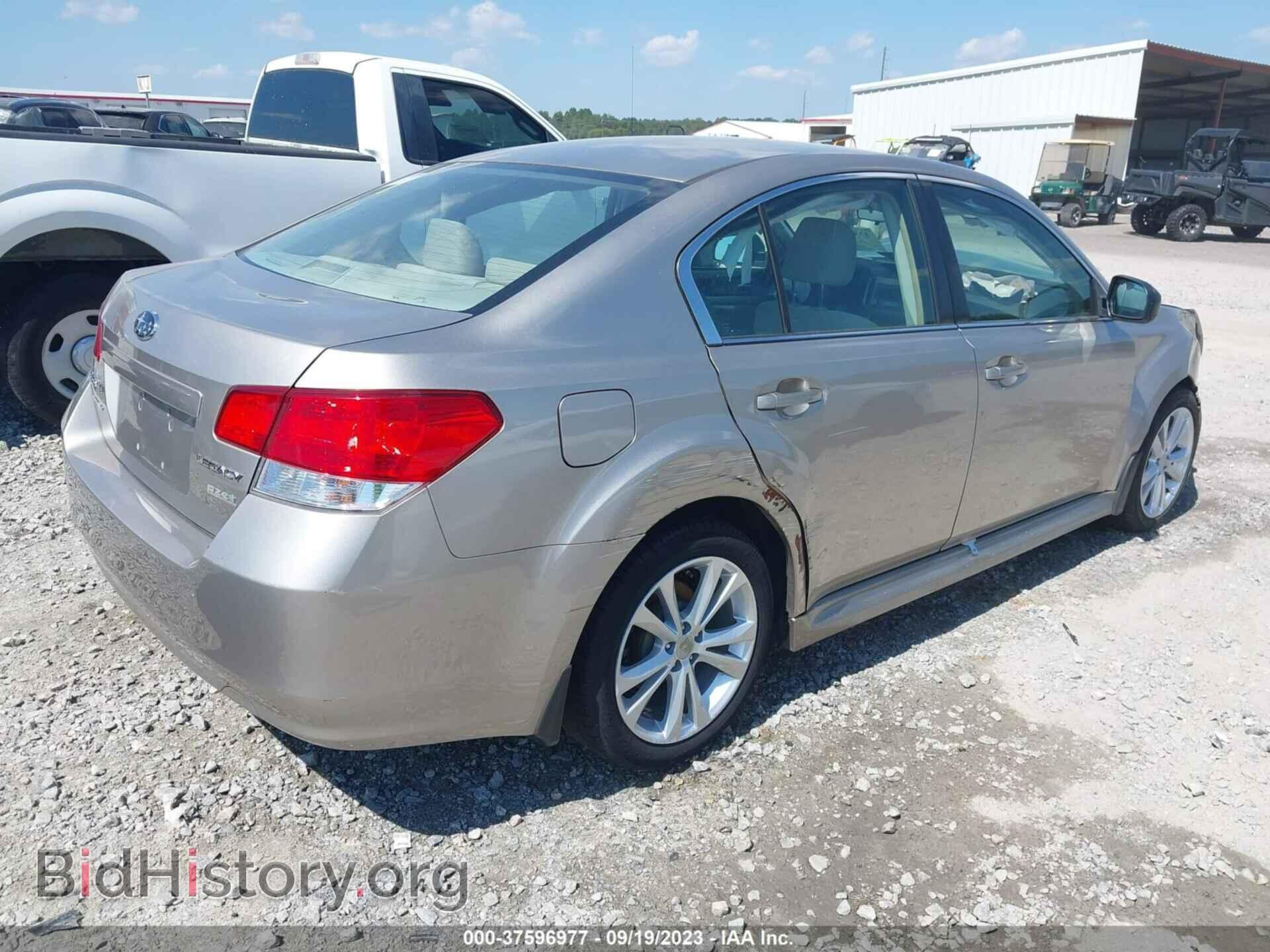 2014 SUBARU LEGACY - VIN: 4S3BMBA69E3019521 - Фото 4