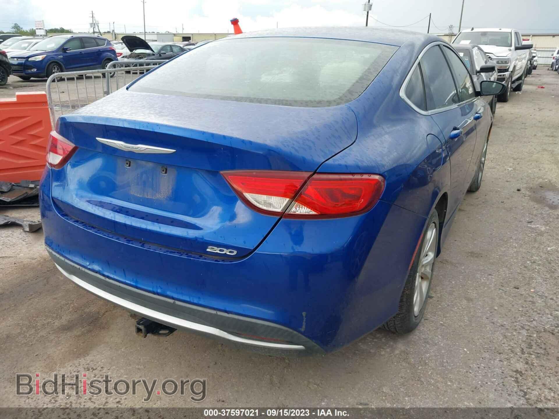 2015 CHRYSLER 200 - VIN: 1C3CCCAB4FN730581 - Фото 4
