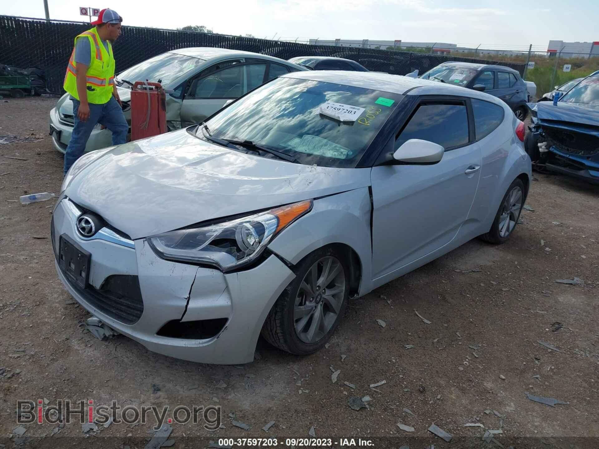 2017 HYUNDAI VELOSTER - VIN: KMHTC6AD9HU310253 - Фото 2