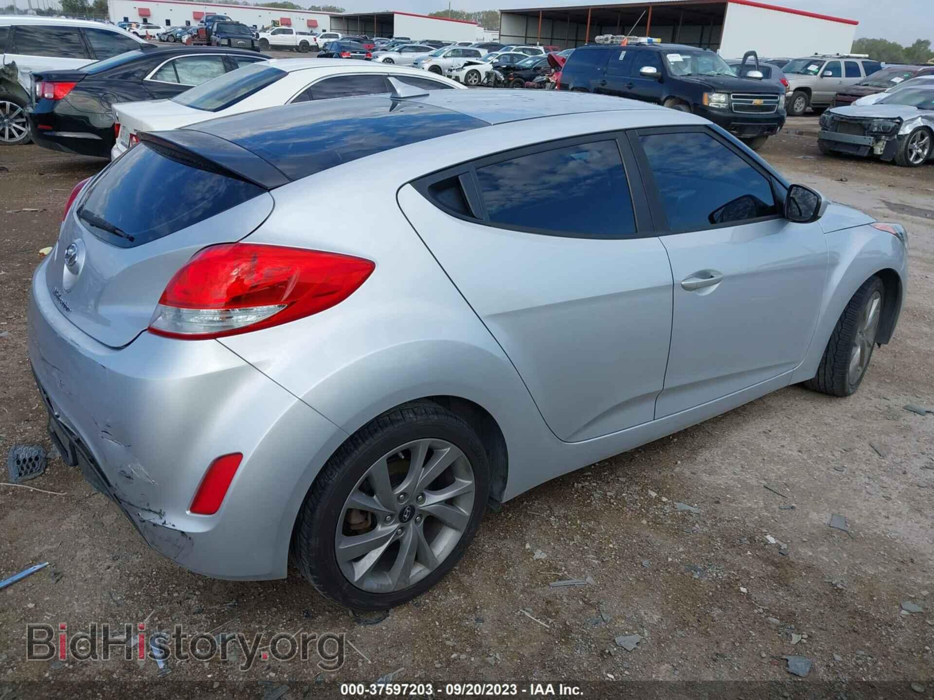 2017 HYUNDAI VELOSTER - VIN: KMHTC6AD9HU310253 - Фото 4