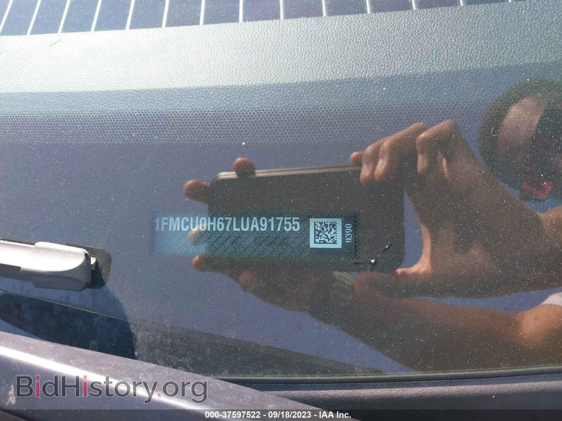 2020 FORD ESCAPE - VIN: 1FMCU0H67LUA91755 - Фото 9