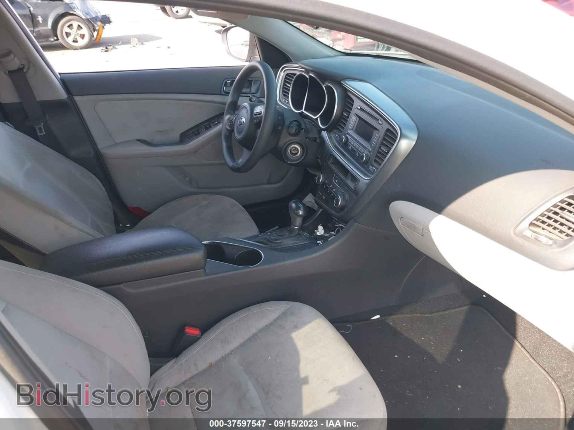 2014 KIA OPTIMA - VIN: 5XXGM4A77EG282004 - Фото 5