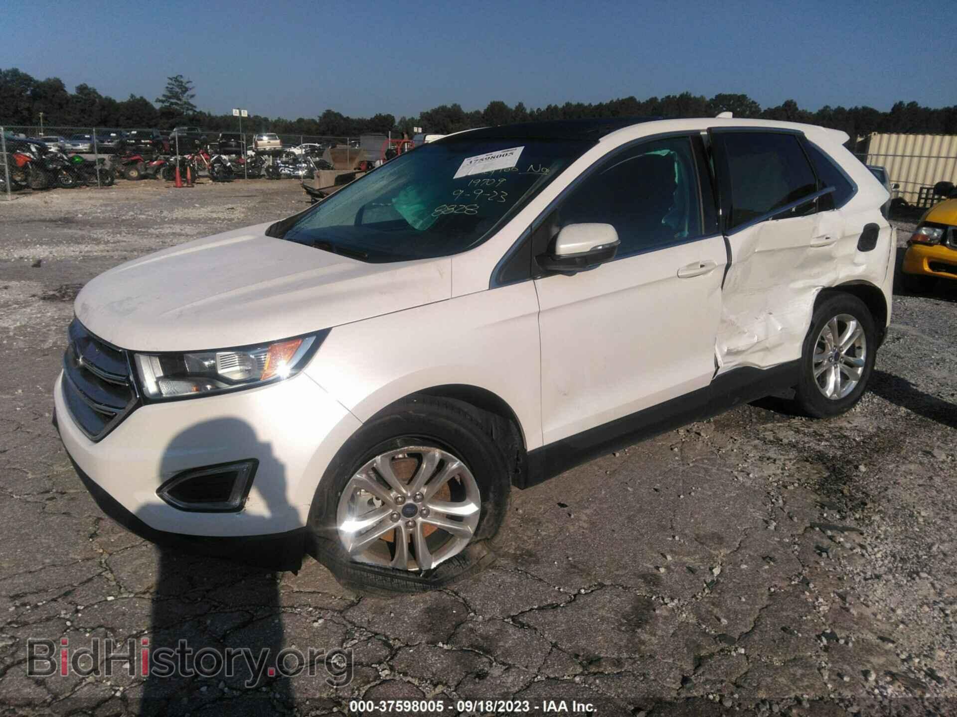 2015 FORD EDGE - VIN: 2FMTK3J97FBB58828 - Photo 2