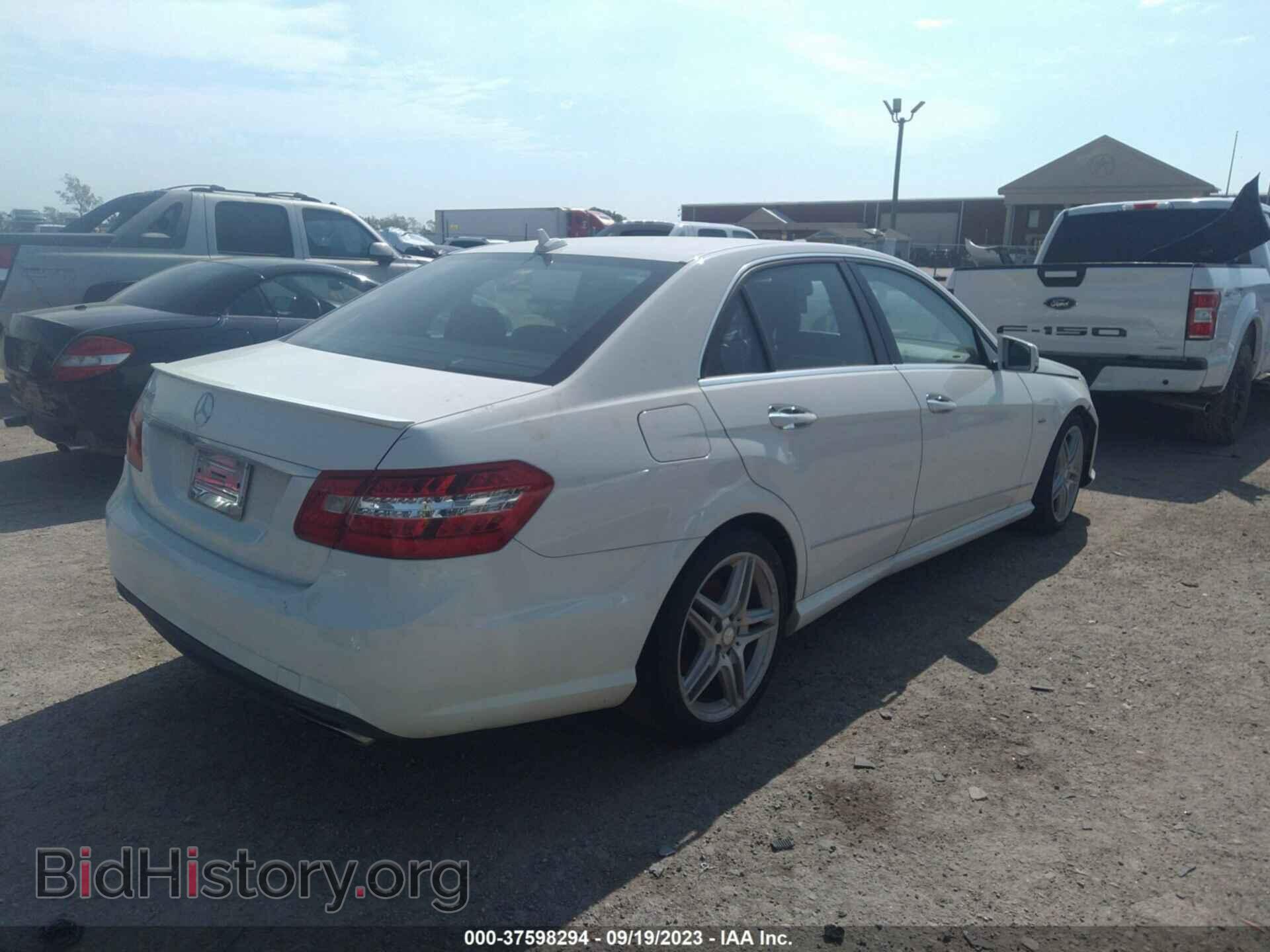 2012 MERCEDES-BENZ E-CLASS - VIN: WDDHF5KB2CA567599 - Photo 4