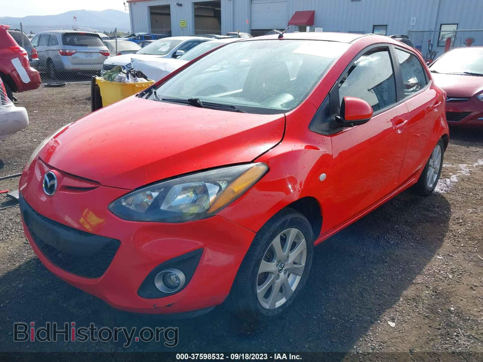 2013 MAZDA MAZDA2 - VIN: JM1DE1LY3D0160762 - Фото 2