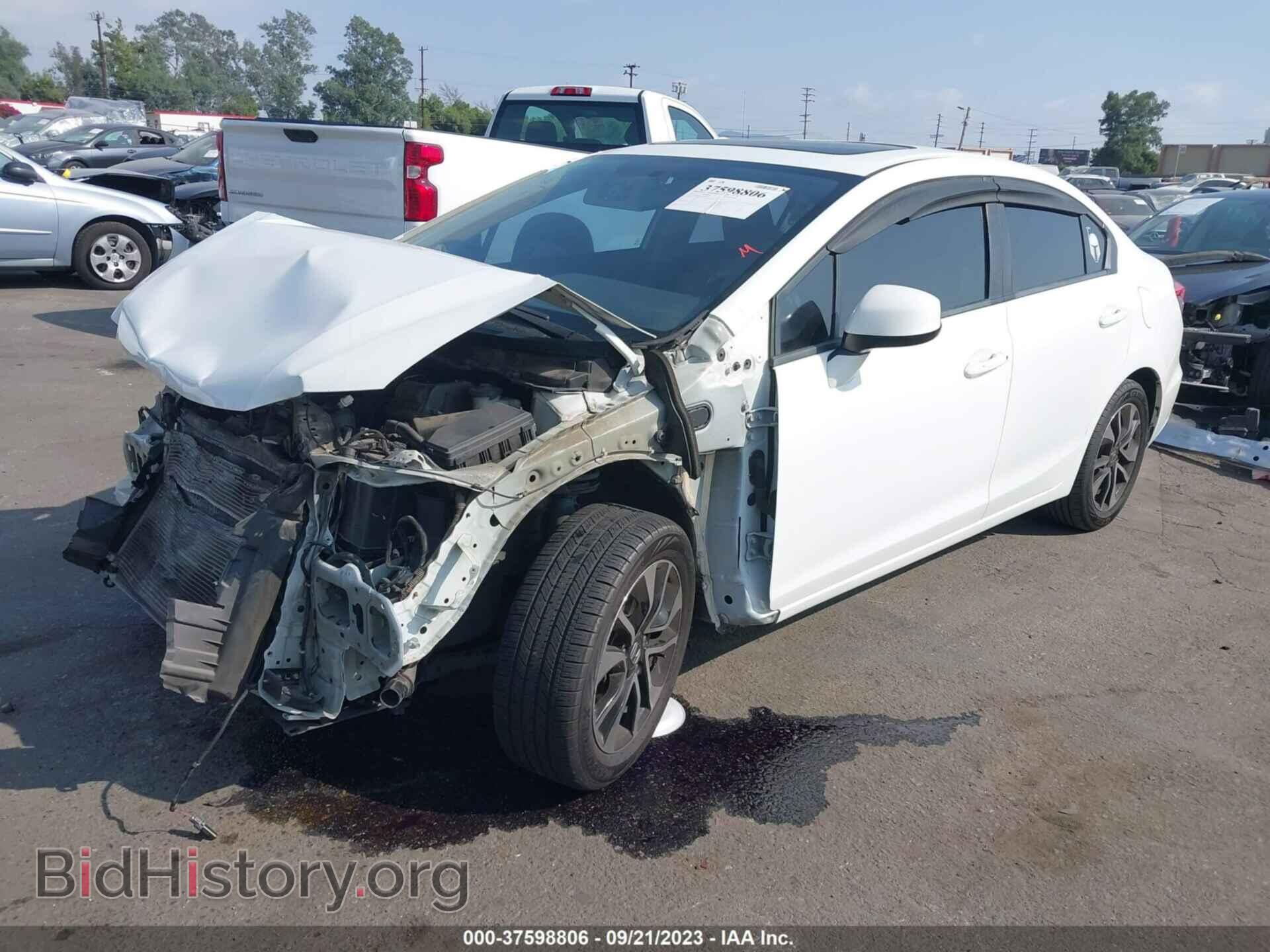 2013 HONDA CIVIC SDN - VIN: 19XFB2F89DE286229 - Фото 2