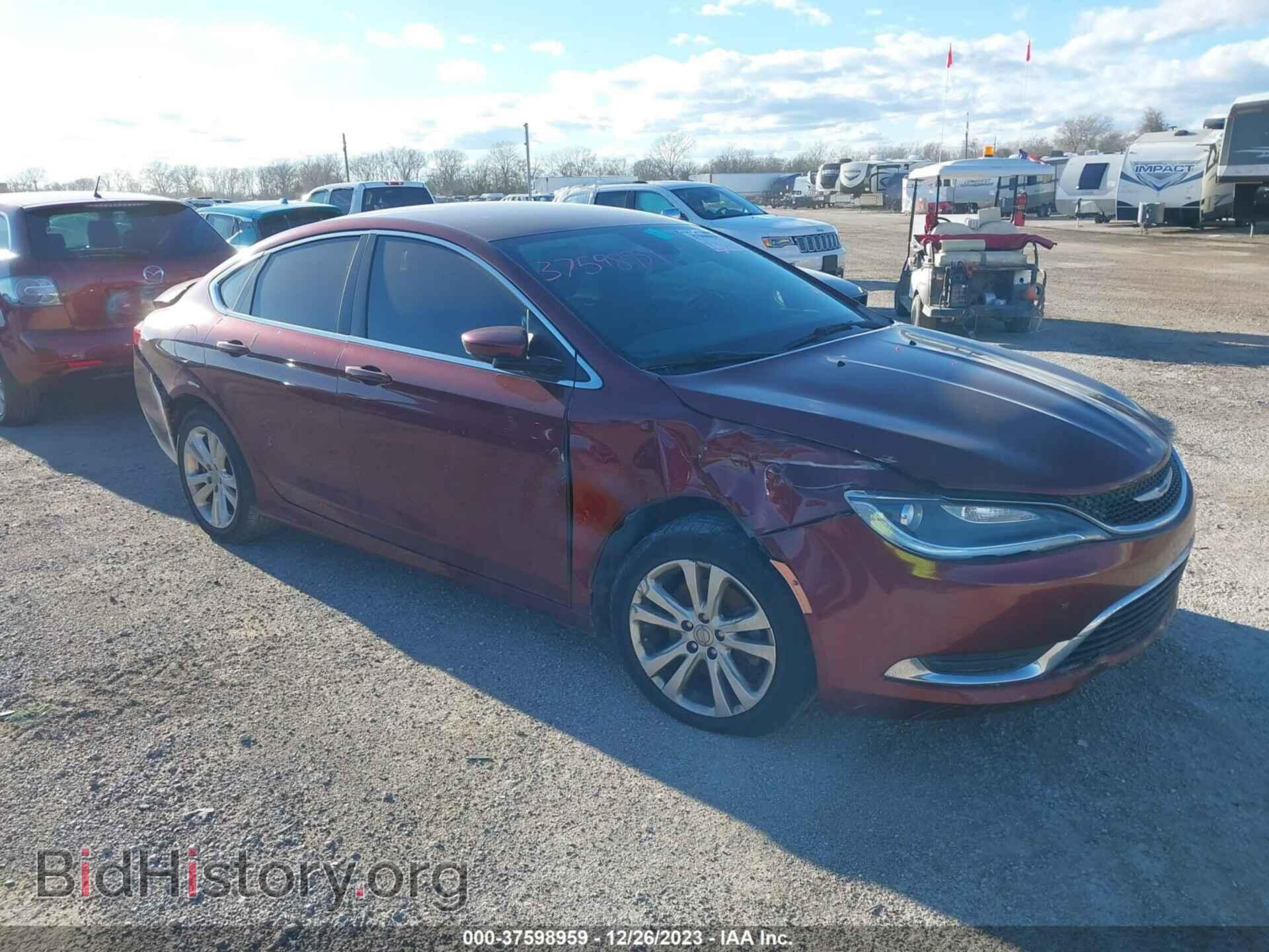 Фотография 1C3CCCAB7GN197630 - CHRYSLER 200 2016