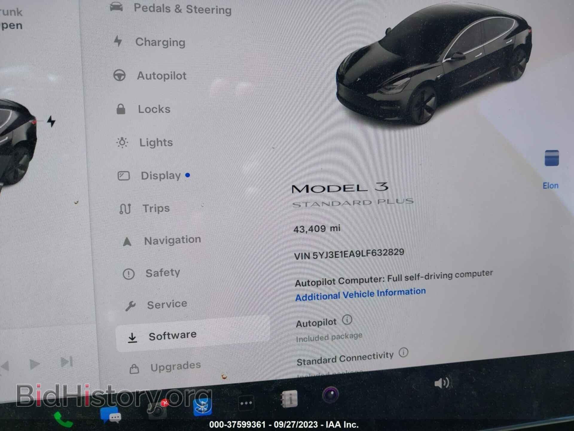 2020 TESLA MODEL 3 - VIN: 5YJ3E1EA9LF632829 - Фото 14