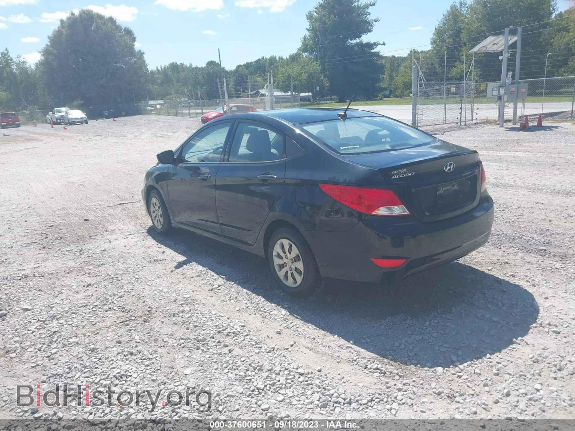 2016 HYUNDAI ACCENT - VIN: KMHCT4AE3GU044076 - Фото 3