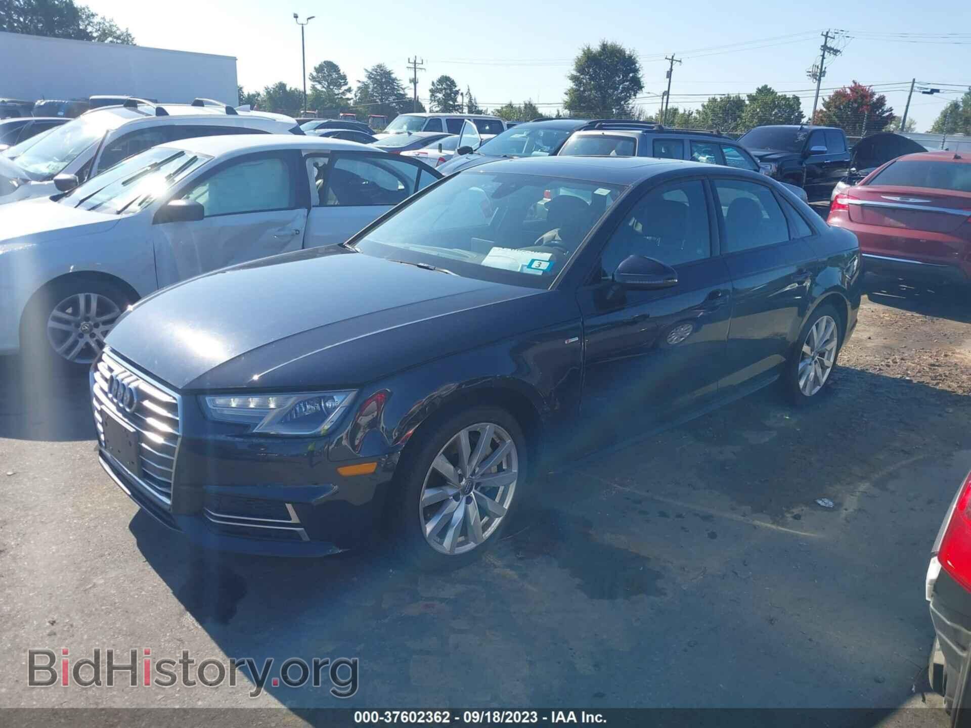 2018 AUDI A4 - VIN: WAUDNAF44JA074081 - Photo 2