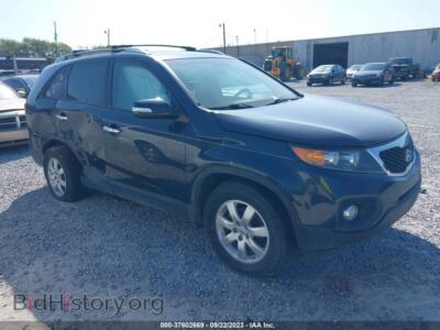 2012 Kia SORENTO LX, черный — VIN 5XYKT3A62CG253971, IAAI