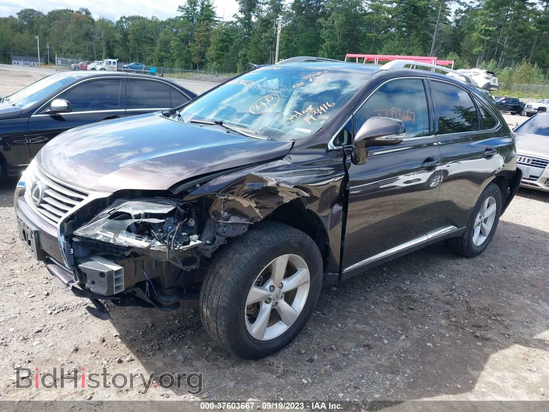 2013 LEXUS RX 350 - VIN: 2T2BK1BA0DC197340 - Фото 2