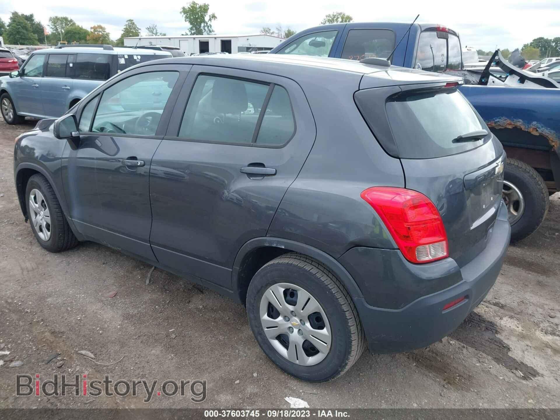2016 CHEVROLET TRAX - VIN: 3GNCJKSB1GL255426 - Фото 3