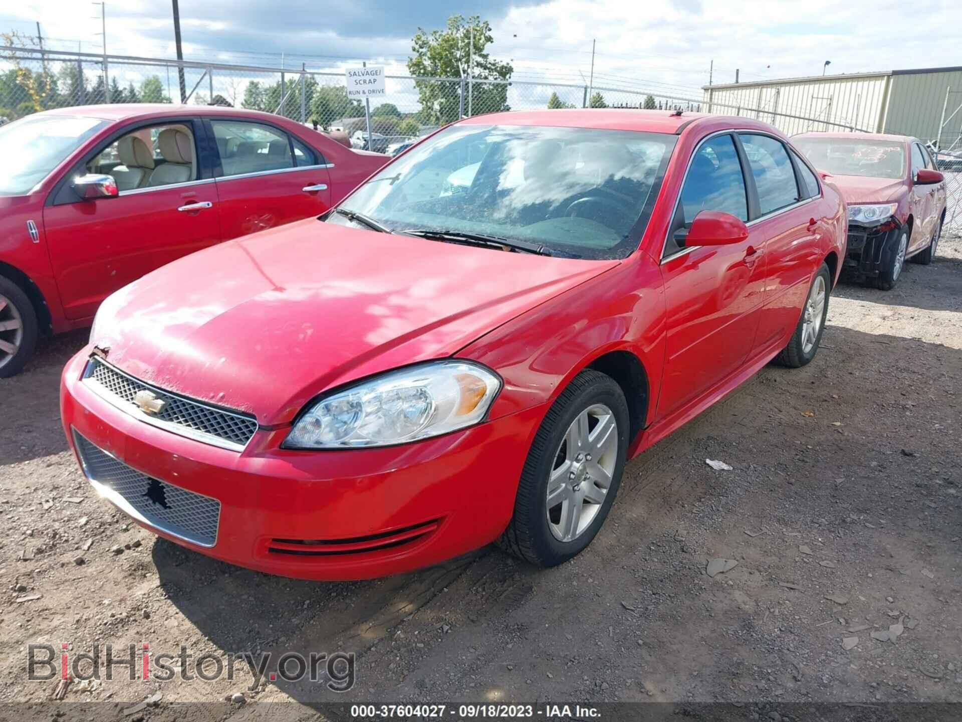 2012 CHEVROLET IMPALA - VIN: 2G1WB5E33C1115231 - Фото 2
