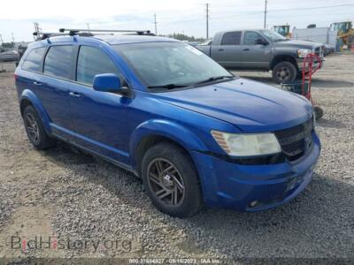2010 Dodge JOURNEY SXT, синий — VIN 3D4PG5FV2AT105687, IAAI