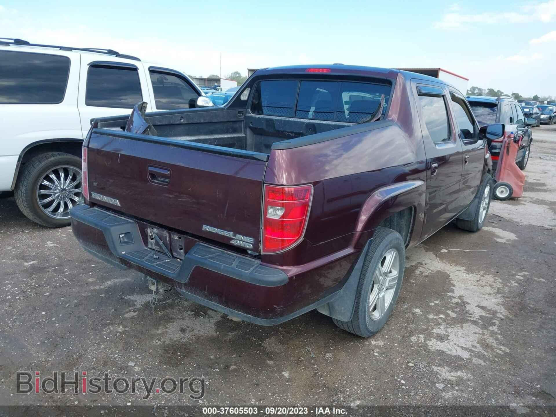 2011 HONDA RIDGELINE - VIN: 5FPYK1F5XBB010357 - Фото 4