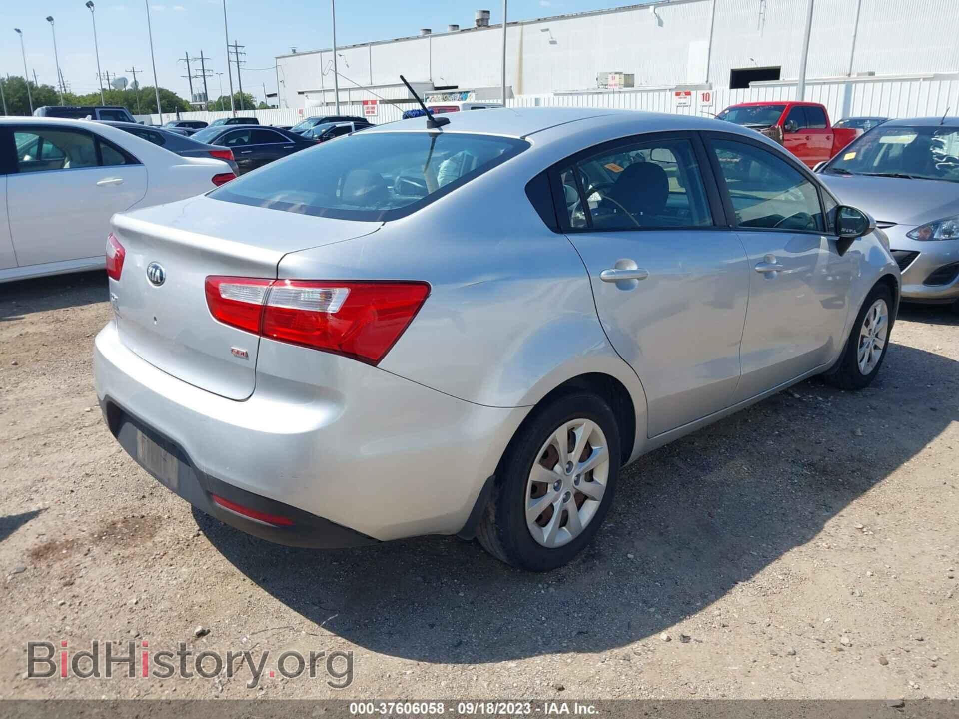 2013 KIA RIO - VIN: KNADM4A39D6288896 - Фото 4