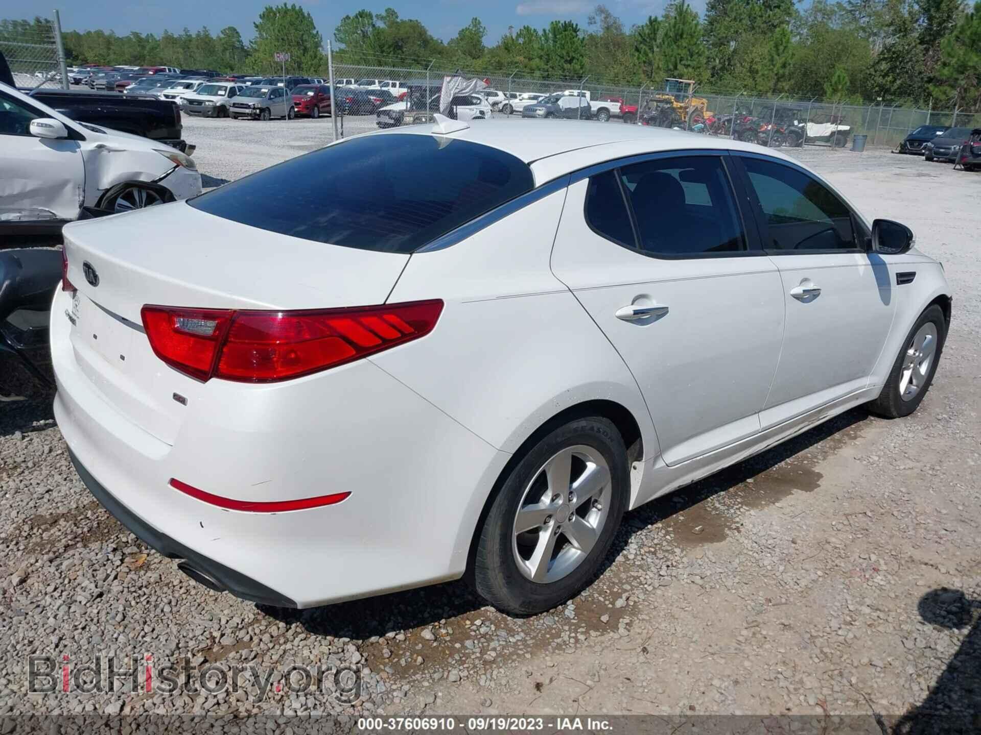 2015 KIA OPTIMA - VIN: KNAGM4A79F5651142 - Фото 4