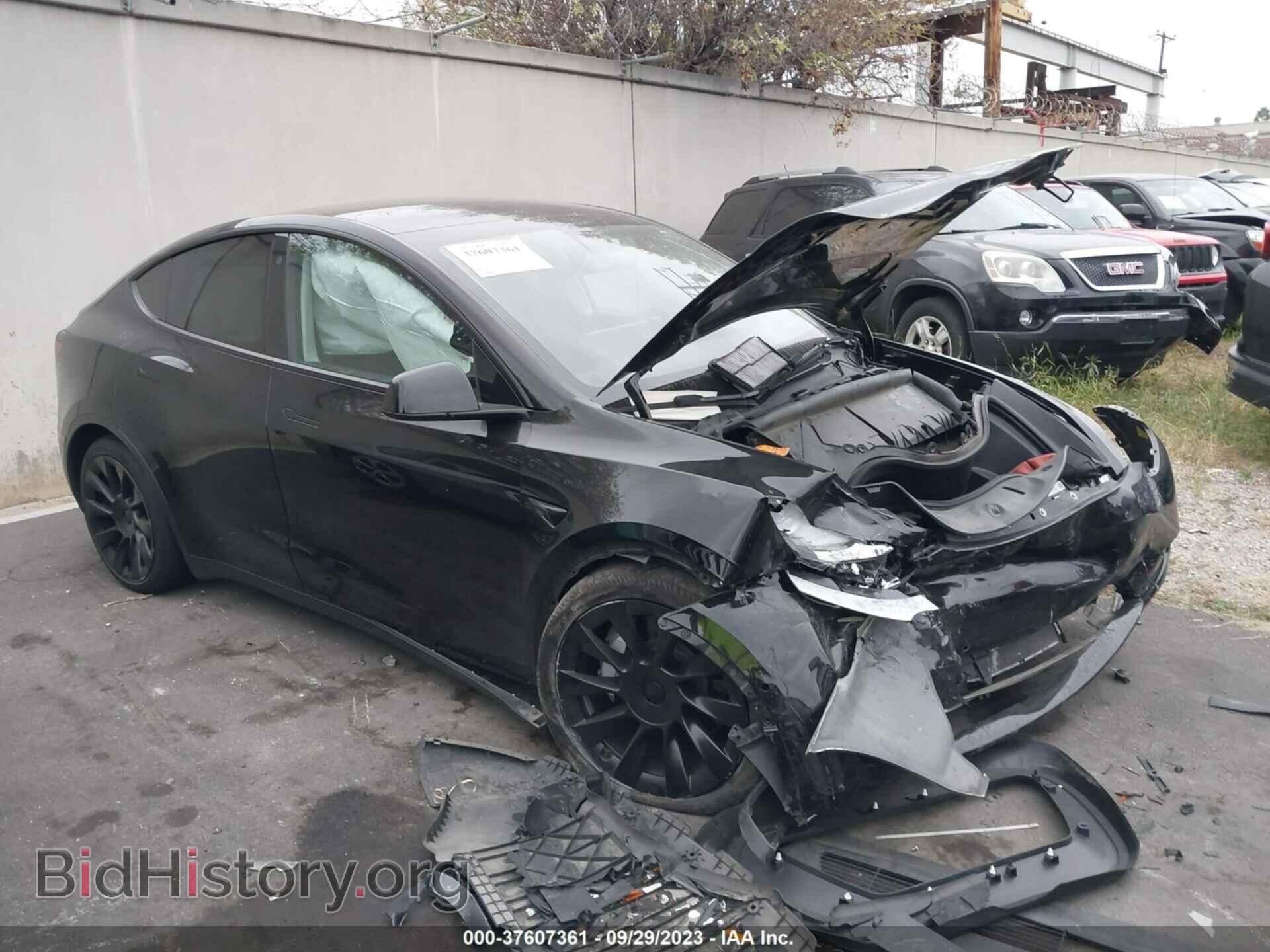 Photo 7SAYGAEE6NF345988 - TESLA MODEL Y 2022