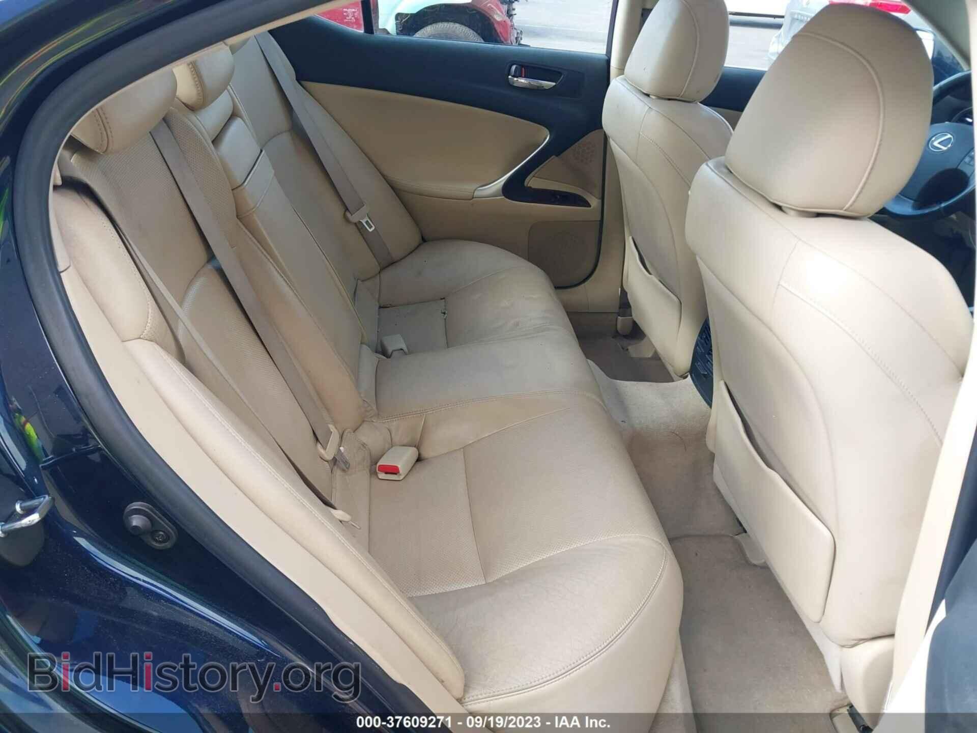 2006 LEXUS IS 350 - VIN: JTHBE262265003989 - Фото 8