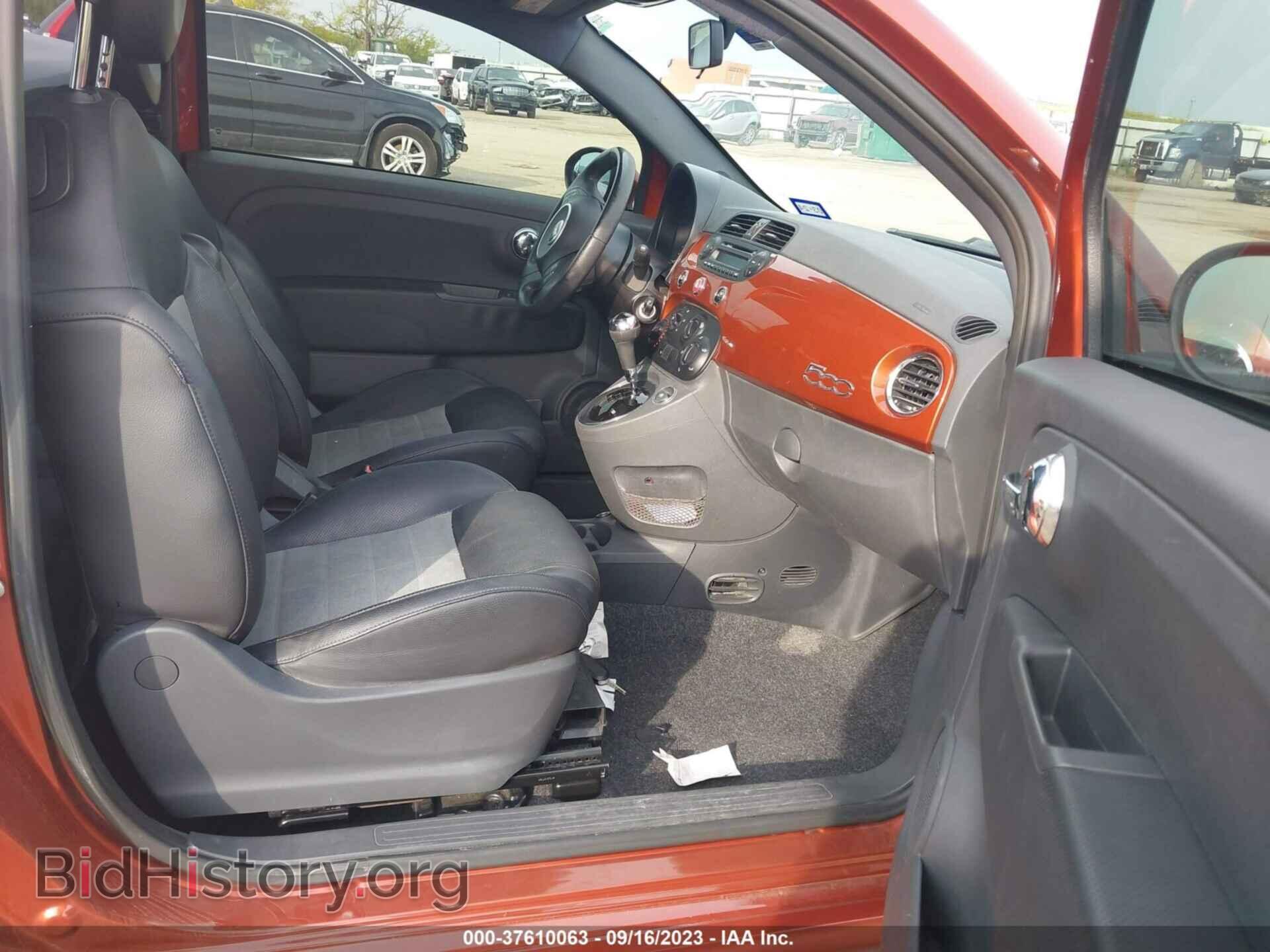 2012 FIAT 500 - VIN: 3C3CFFBR4CT200918 - Фото 5