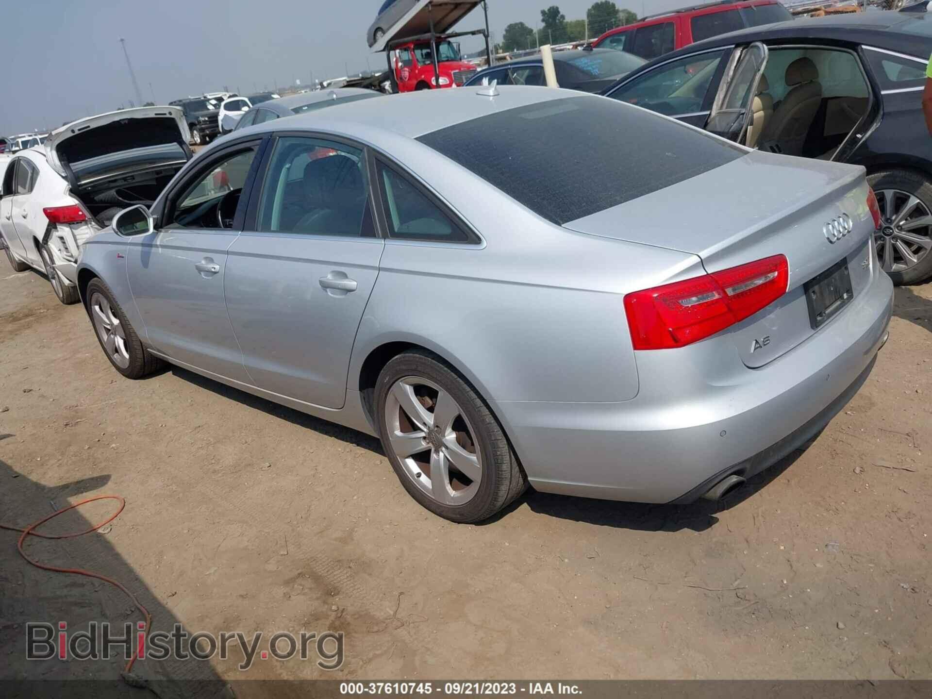 2012 AUDI A6 - VIN: WAUGGAFC1CN072864 - Фото 3