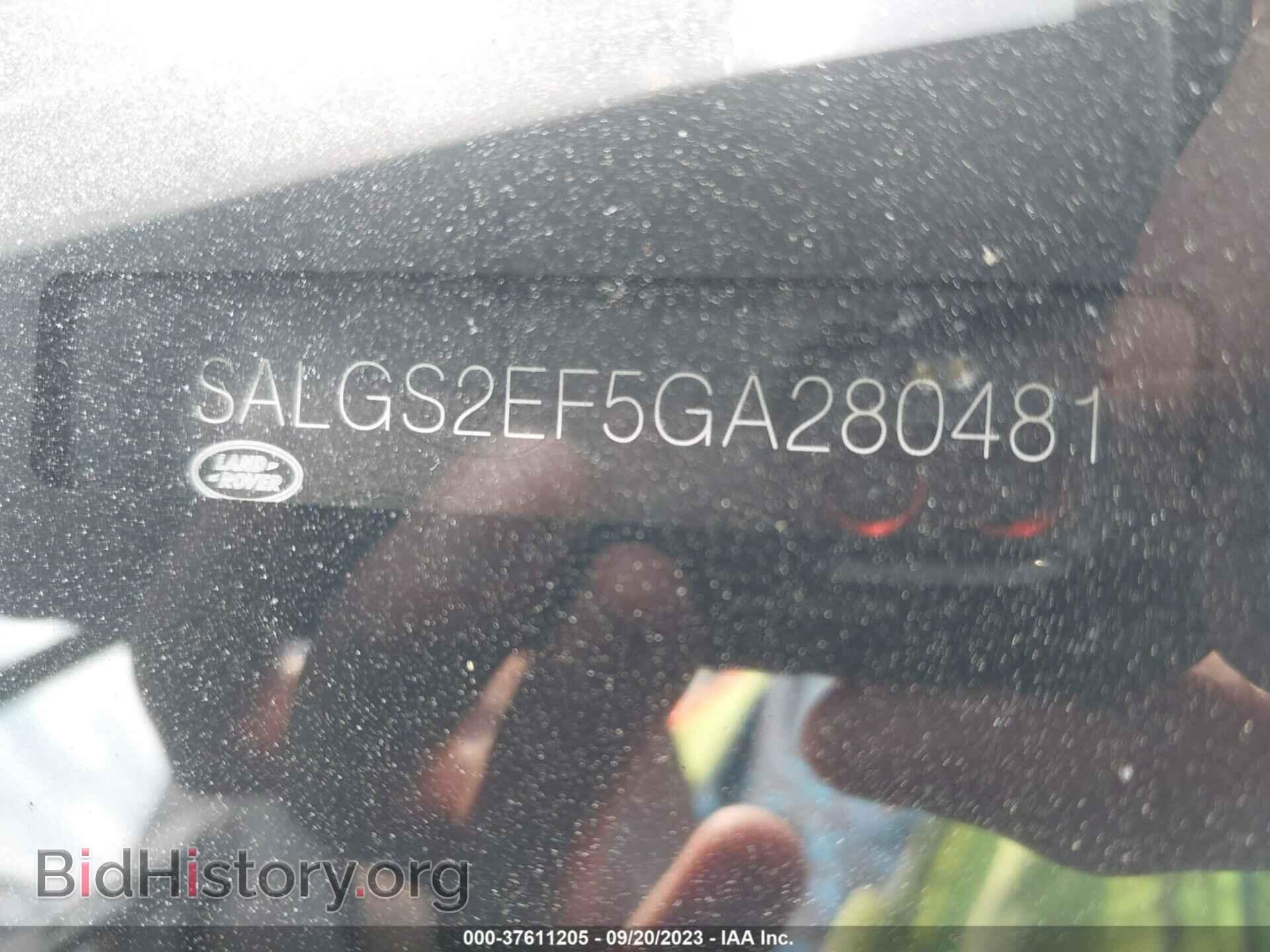 2016 LAND ROVER RANGE ROVER - VIN: SALGS2EF5GA280481 - Фото 9