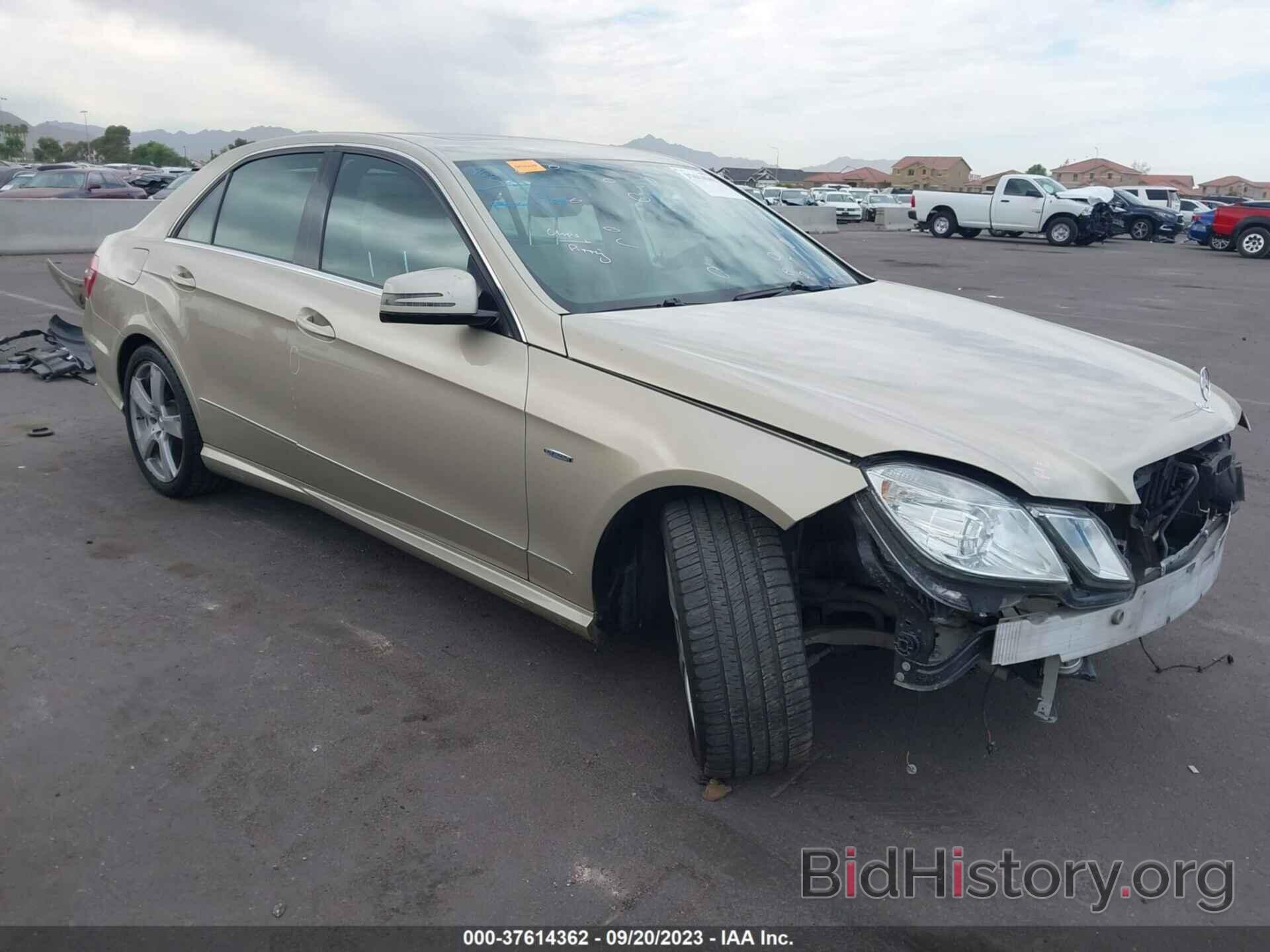 Photo WDDHF5KB6CA525601 - MERCEDES-BENZ E-CLASS 2012