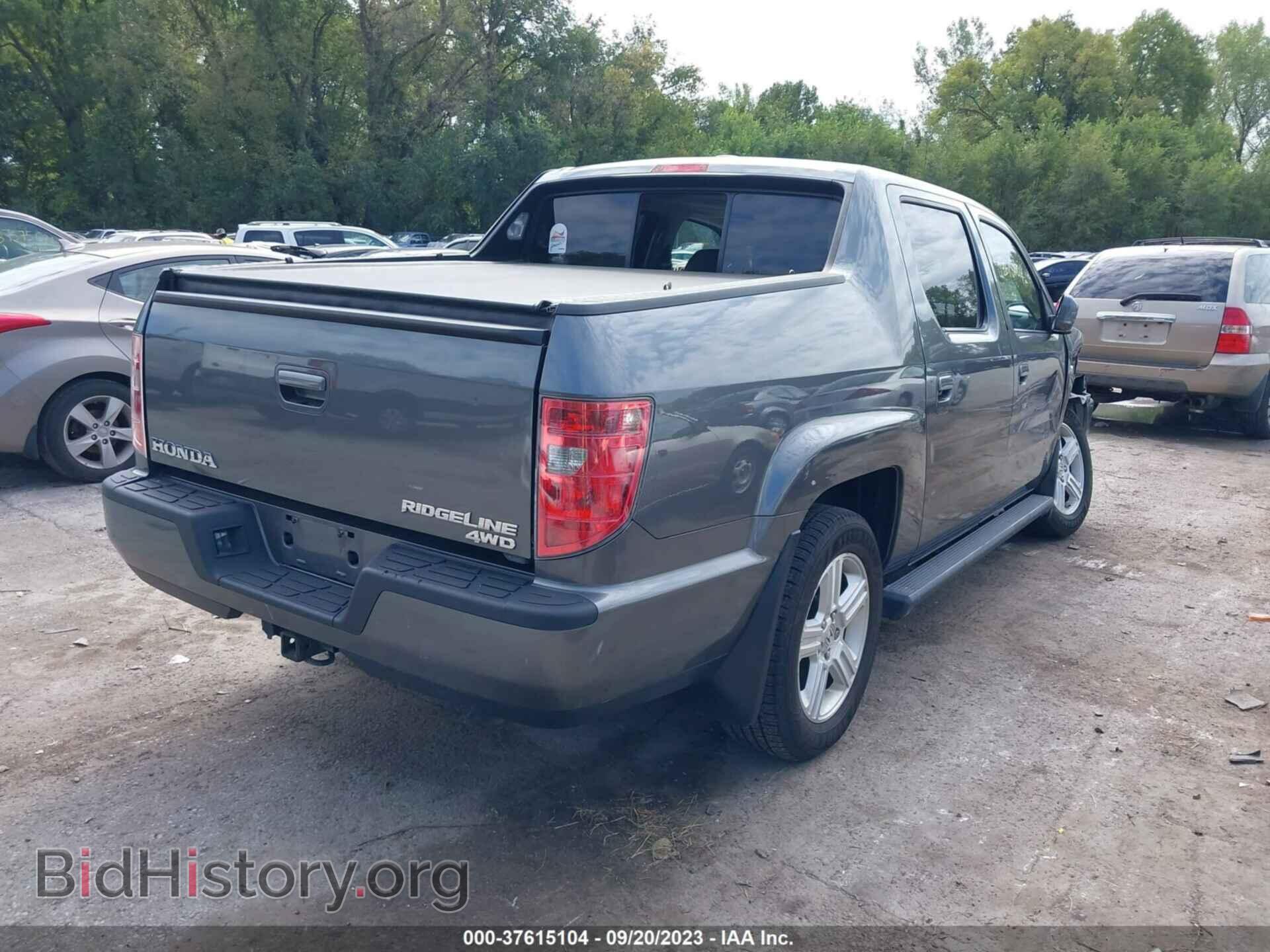 2011 HONDA RIDGELINE - VIN: 5FPYK1F53BB451781 - Фото 4