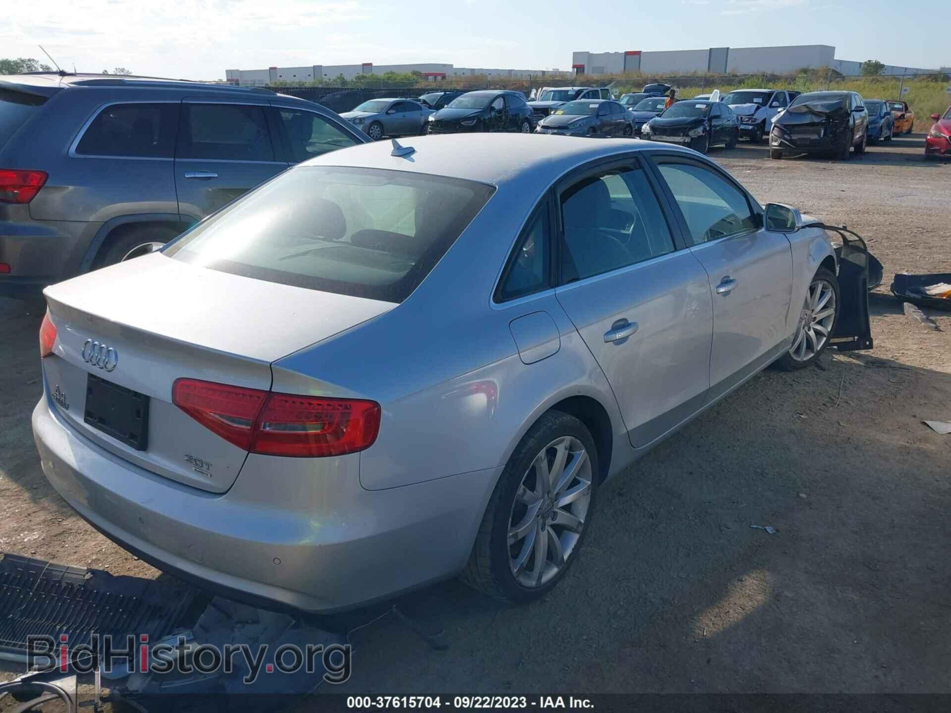 2013 AUDI A4 - VIN: WAUFFAFL8DA168563 - Фото 4