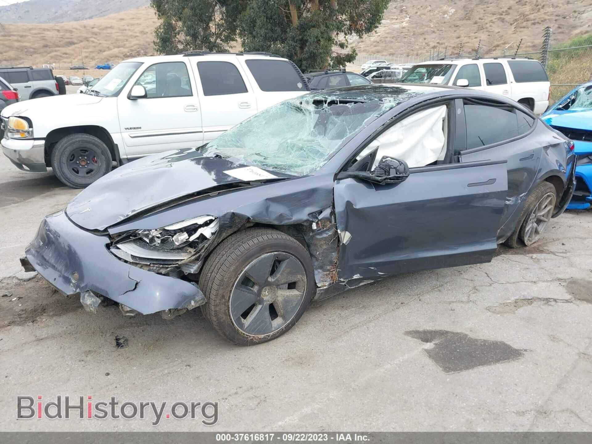 2022 TESLA MODEL 3 - VIN: 5YJ3E1EB7NF272116 - Photo 2