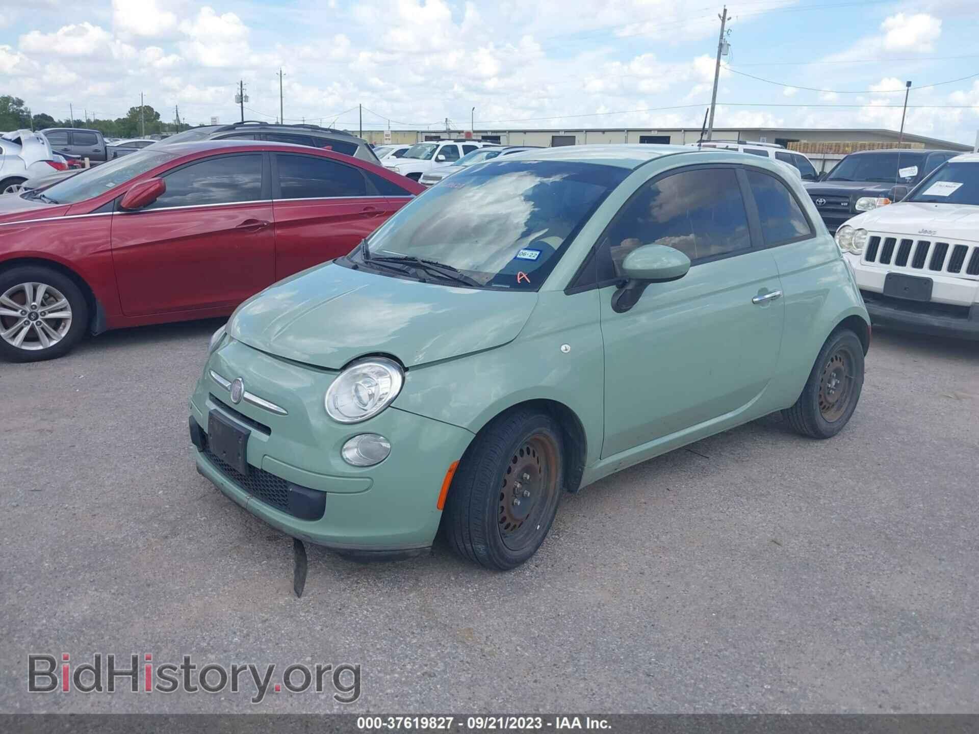2013 FIAT 500 - VIN: 3C3CFFAR0DT531594 - Фото 2