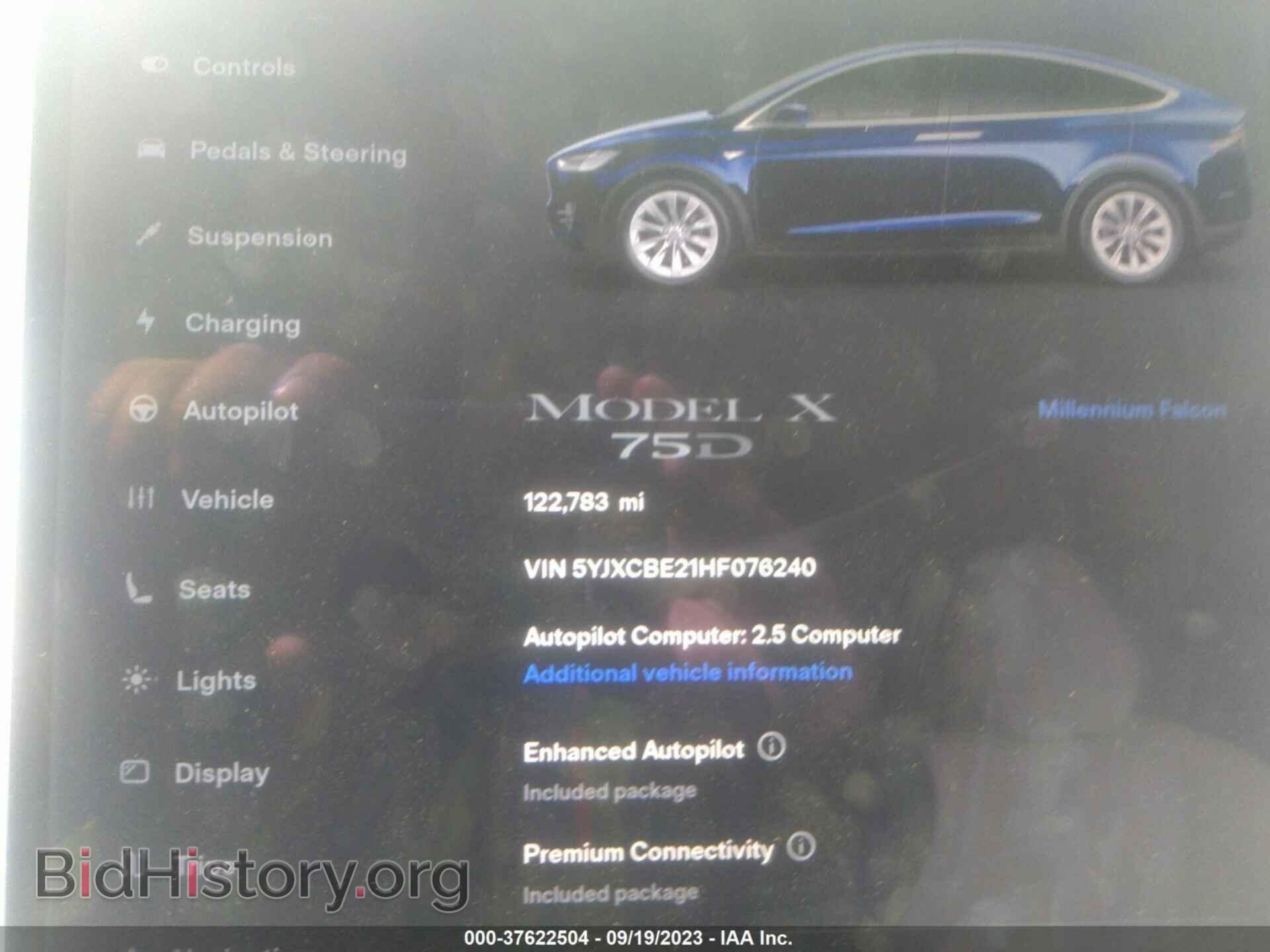 2017 TESLA MODEL X - VIN: 5YJXCBE21HF076240 - Photo 7