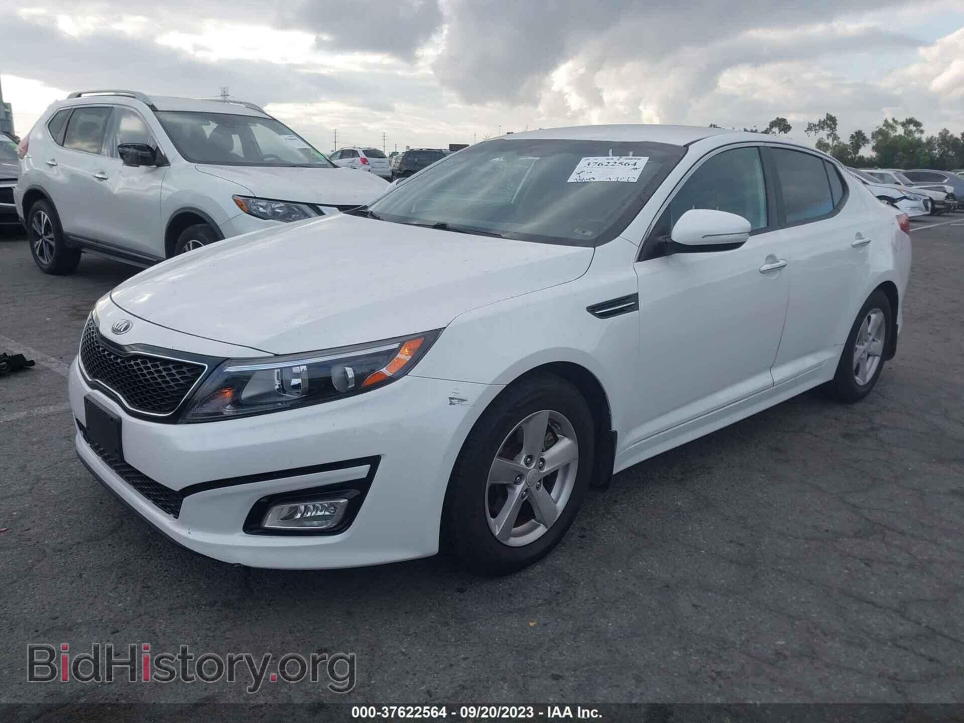 2015 KIA OPTIMA - VIN: KNAGM4A75F5664017 - Фото 2