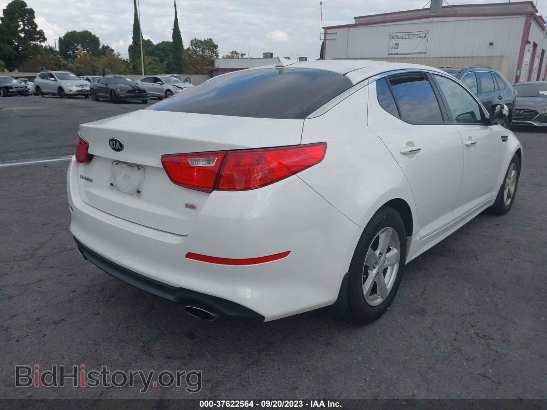 2015 KIA OPTIMA - VIN: KNAGM4A75F5664017 - Фото 4