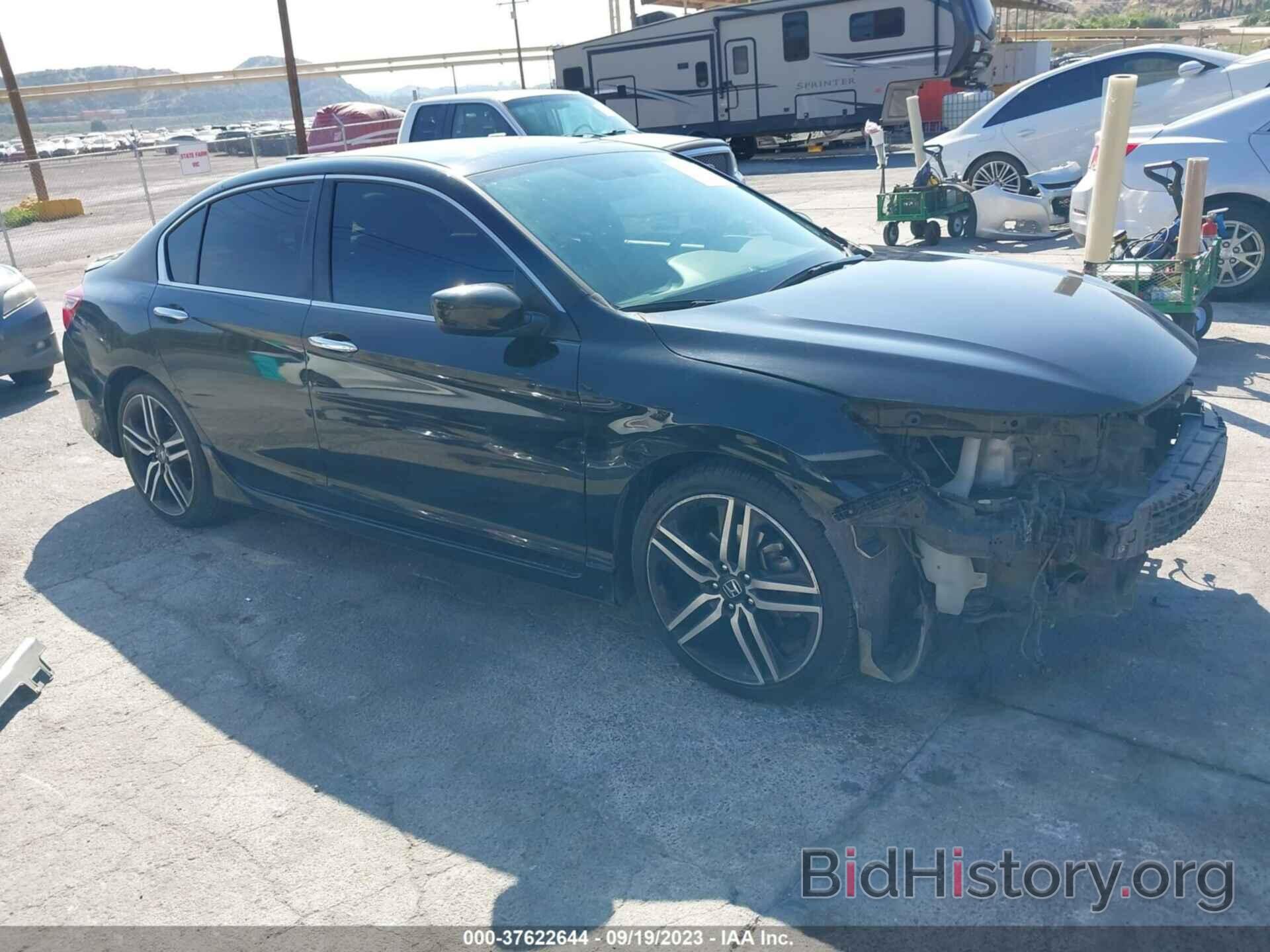 Photo 1HGCR2F5XGA156215 - HONDA ACCORD SEDAN 2016