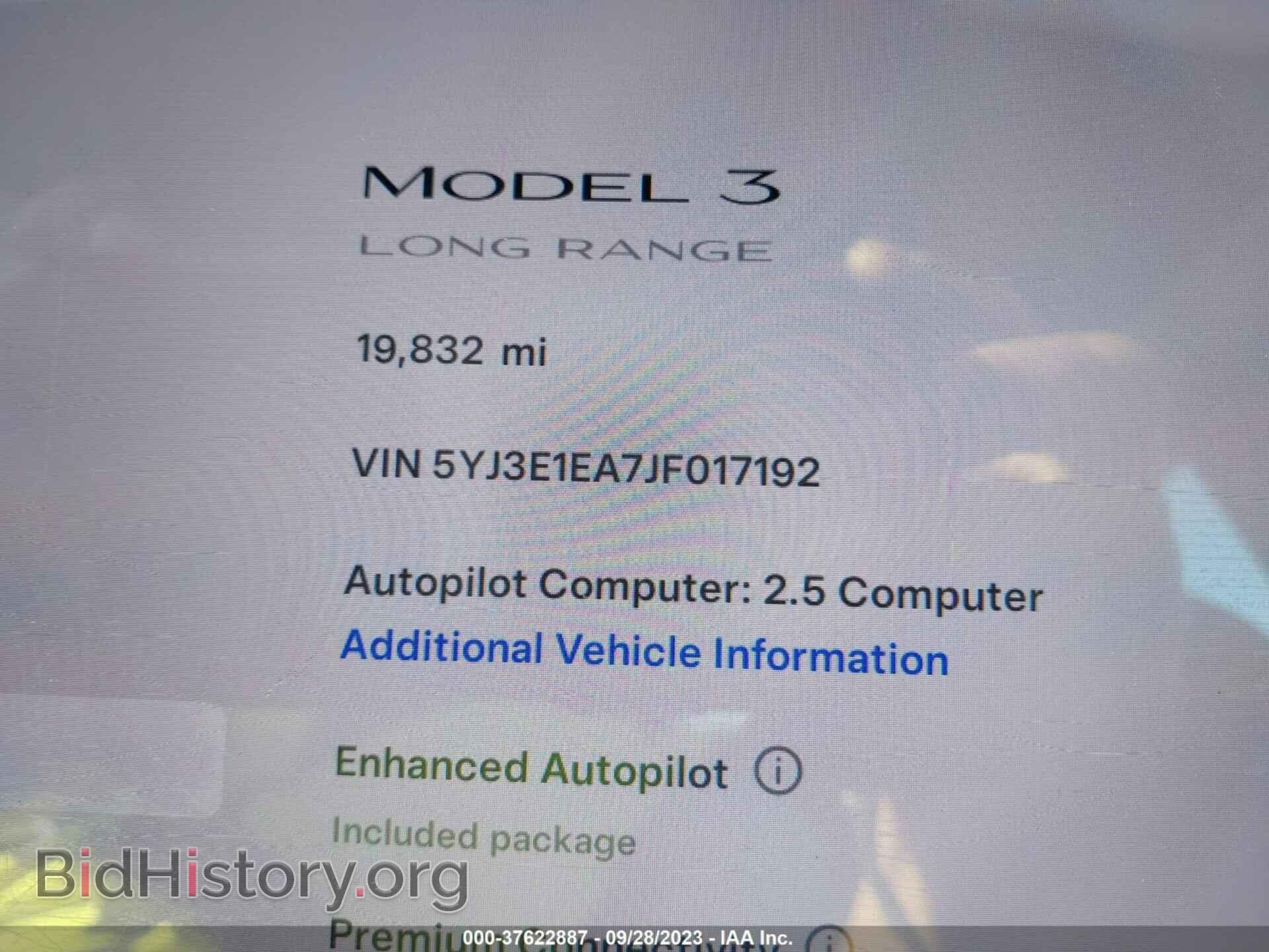 2018 TESLA MODEL 3 - VIN: 5YJ3E1EA7JF017192 - Фото 7