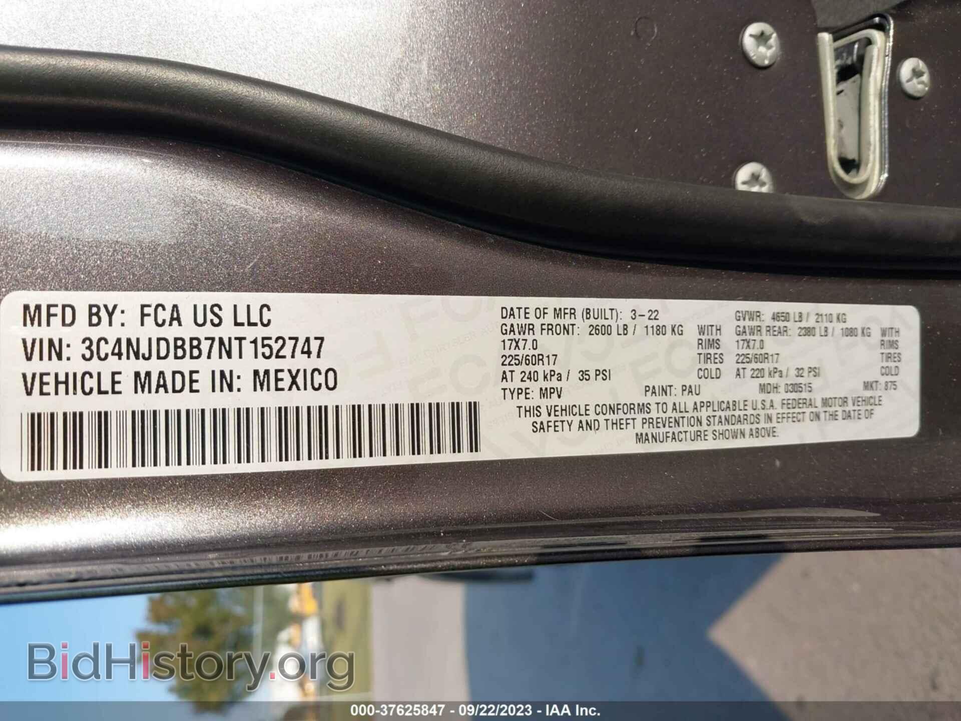 2022 JEEP COMPASS - VIN: 3C4NJDBB7NT152747 - Photo 9
