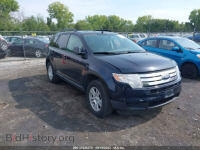 2008 Ford EDGE SE, темно-синий — VIN 2FMDK36C38BB33792, IAAI