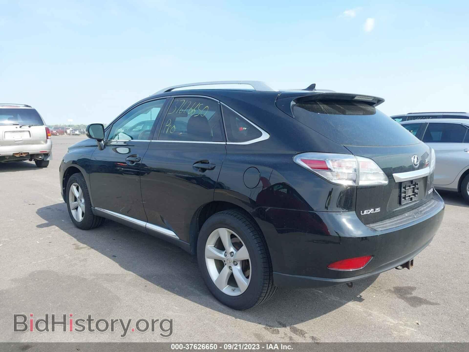2010 LEXUS RX 350 - VIN: 2T2BK1BA8AC007473 - Фото 3