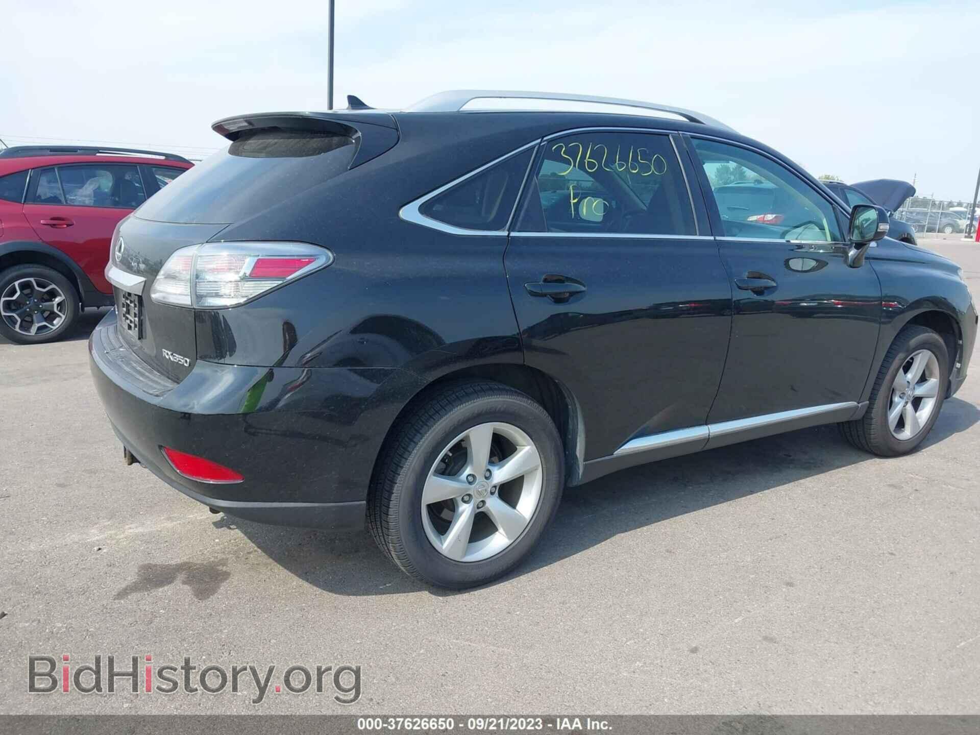 2010 LEXUS RX 350 - VIN: 2T2BK1BA8AC007473 - Фото 4