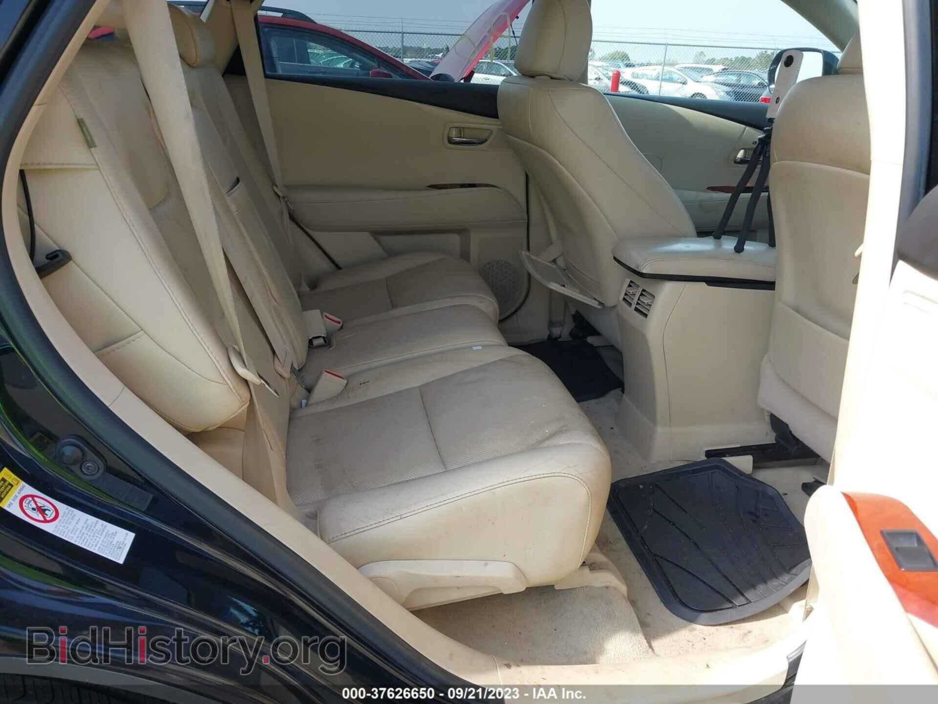 2010 LEXUS RX 350 - VIN: 2T2BK1BA8AC007473 - Фото 8