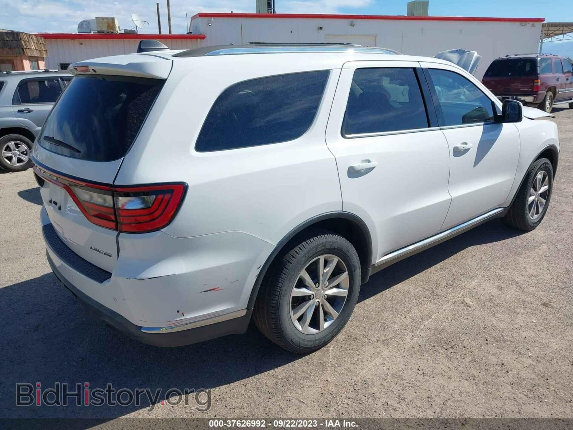 2016 DODGE DURANGO - VIN: 1C4RDHDG4GC361225 - Фото 4