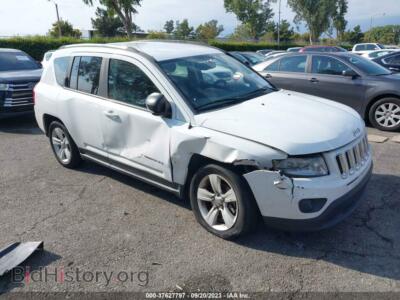 2012 Jeep COMPASS Sport, белый — VIN 1C4NJCBA1CD662497, IAAI